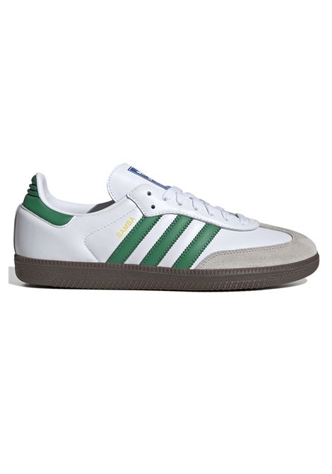Adidas Samba OG Shoes White Green Women ADIDAS ORIGINALS | Sneakers | IG1024-